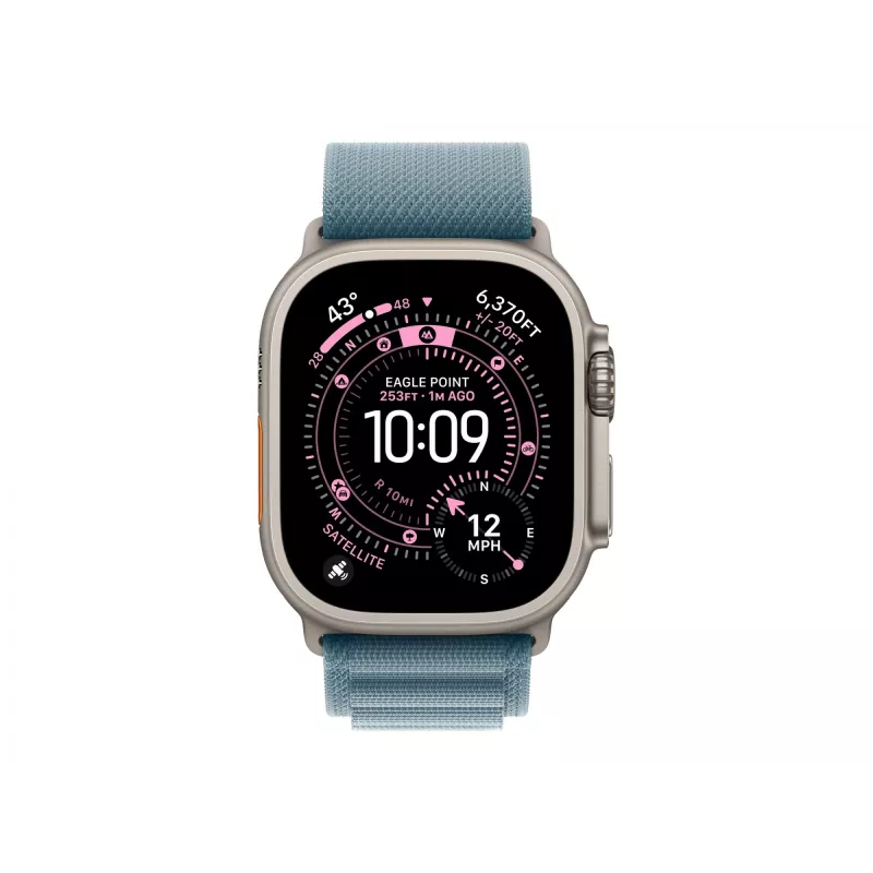 Armband Apple MFTJ4ZM/A Smartwatch-Zubehör Blau Titan Polyester Spandex