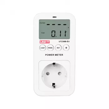 Steckdose mit Energieverbrauchszähler Unit UT230B-EU — Steckdosenadapter mit Kilowattstundenzähler