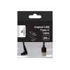 Kabel USB 2.0 auf USB-C abgewinkelt / CC-USB2-AMCML-0,2M GEMBIRD