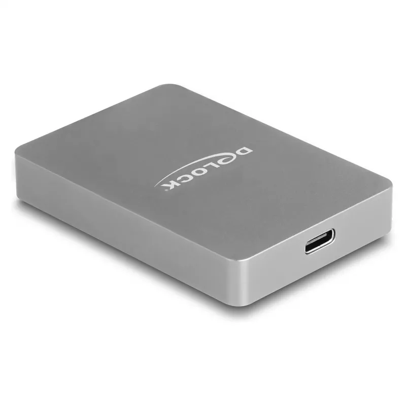 DeLOCK USB Typ-C Kartenleser CFexpress XQD Aluminium Grau 10000 Mbit/s