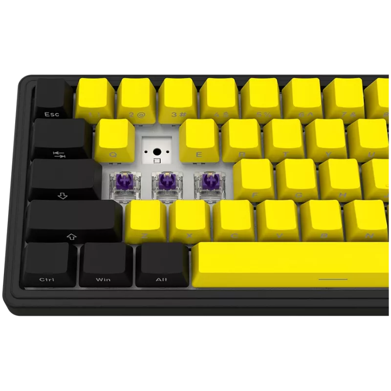 Mechanische Gaming-Tastatur LORGAR KBP70MW 65% Schwarz Gelb EN-Layout