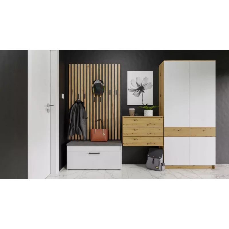 Topeshop PARMA SZAFKA BIEL shoe organizer Closed Weiß