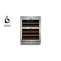 Weinklimaschrank Caso WineChef Pro 40 Kompressor Edelstahl 40 Flaschen