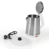 Elektrischer Wasserkocher JATA 2 L 1500 W Edelstahl Weiß