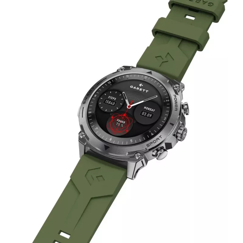 Smartwatch Garett Atom Silver Steel