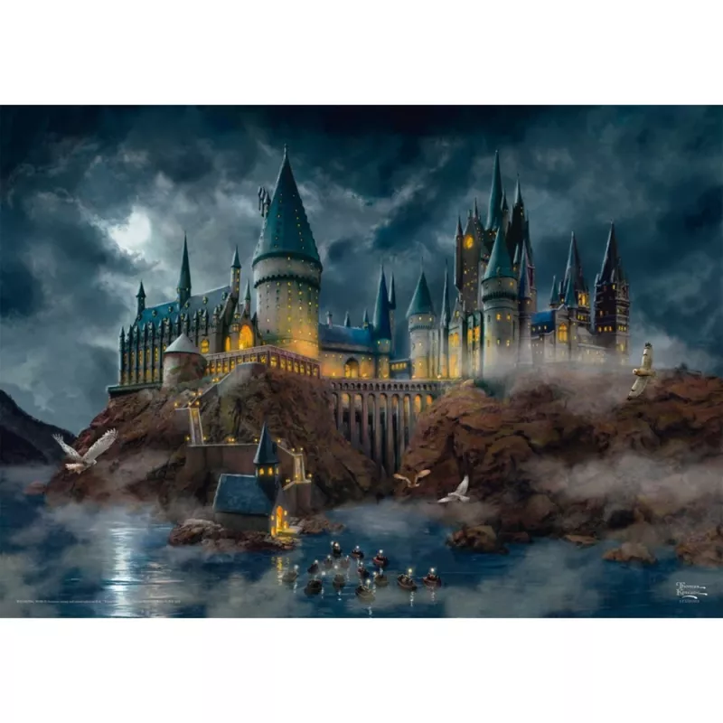 Thomas Kinkade Studios Wizarding World Harry Potter - Hogwarts Castle, Puzzle 1000 Teile