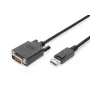 ASM AK-340301-030-S ASSMANN Kabel Displayport 1.1a mit Verriegelung Typ DP/DVI-D (24+1) M/M Schwarz 3m