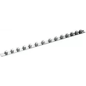 Gedore Federklemmleiste 5164810 3/8 Zoll für 14 Einsätze — Federklemmleiste für 3/8 Zoll Werkzeugeinsätze