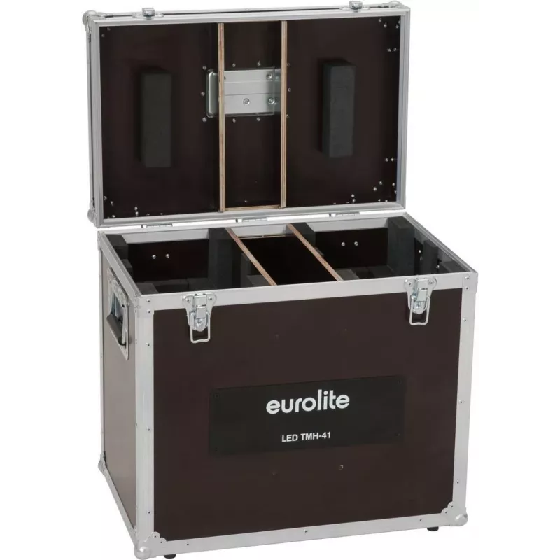 Roadinger Flightcase für 2x LED TMH-41 Beleuchtungskörper – robustes Design