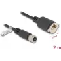 Netzwerkkabel DeLOCK M12 Kabel D-codiert 4-polig Buchse auf RJ45 Cat.5e 2 m schwarz