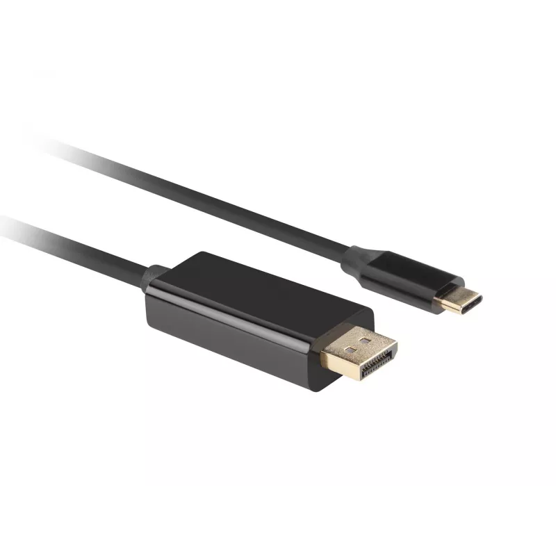 LANBERG CA-CMDP-10CU-0030-BK Videokabel-Adapter, 3 m, USB Type-C auf DisplayPort, 4K@60Hz/144Hz Unterstützung