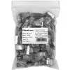 Modularer RJ45-Stecker QOLTEC 54554 CAT5e FTP, 100 Stück, silber, Kunststoff, 11×22×18 mm