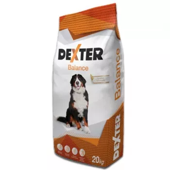 Trockenes Hundefutter HURTOWNIA KARM DEXTER Balance für große Rassen, Fleisch, adult, 20 kg, 24% Protein, 9,5% Fett
