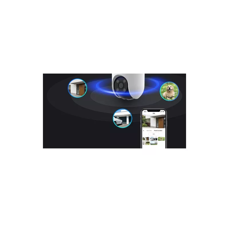 IP-Sicherheitskamera EZVIZ H8c 2K Dome 2304 x 1296 Pixel