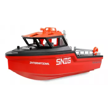 Amewi Rettungsboot 26117 — Brushless-Jetantrieb, 320 mm, Schwarz/Rot