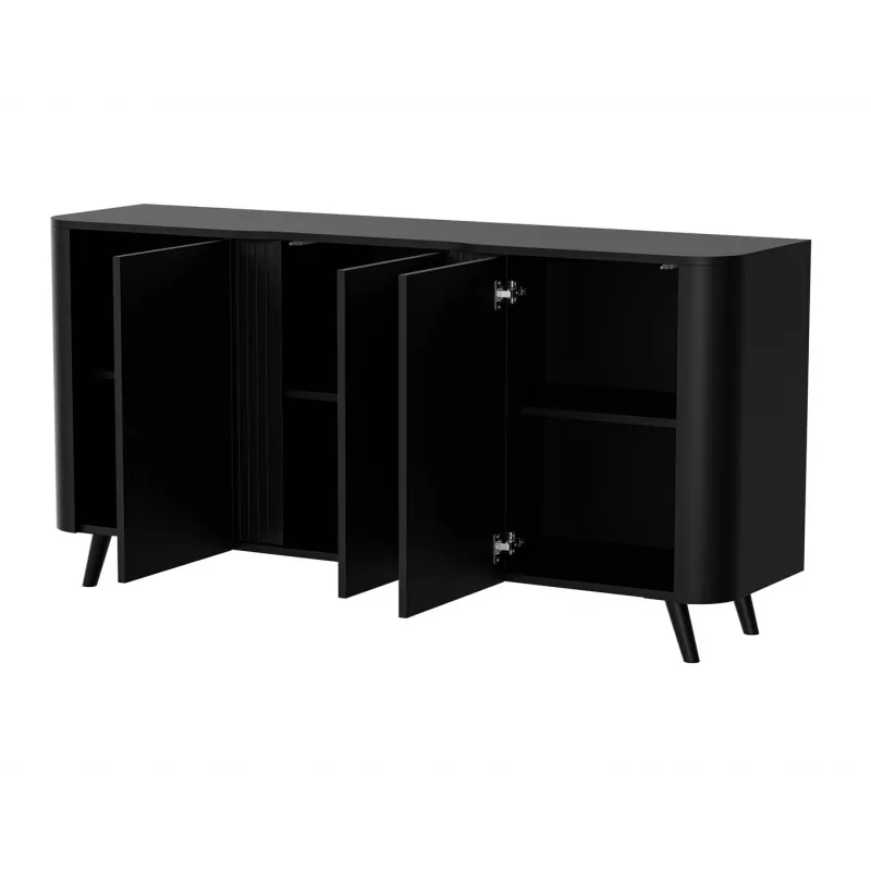 Cama VOLARE Kommode 151 x 39 x 75 cm schwarz