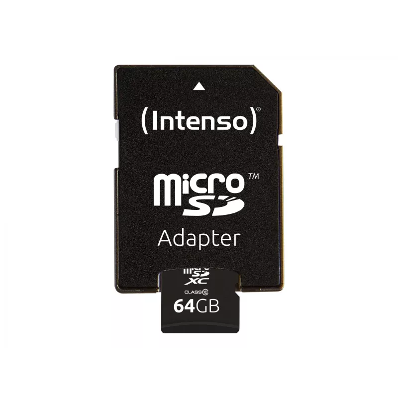 MicroSD-Karte Intenso 64GB MicroSDXC Class 10