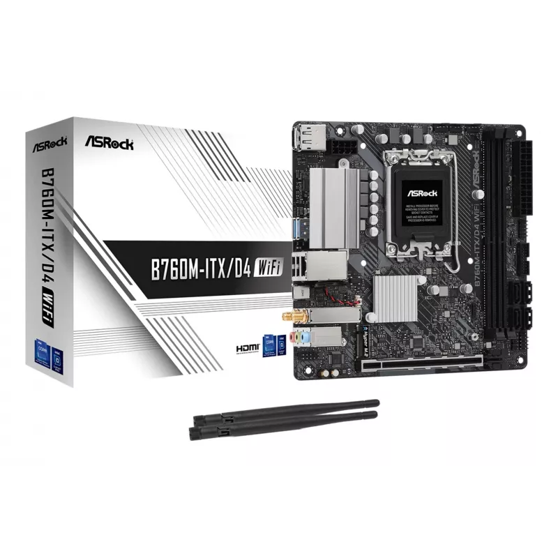 Motherboard ASRock B760M-ITX/D4 WiFi Intel B760 LGA 1700 mini ITX