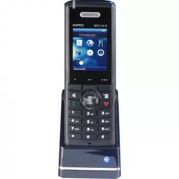 AGFEO DECT 60 IP - Schnurloses Erweiterungshandgerät - DECT - Schwarz