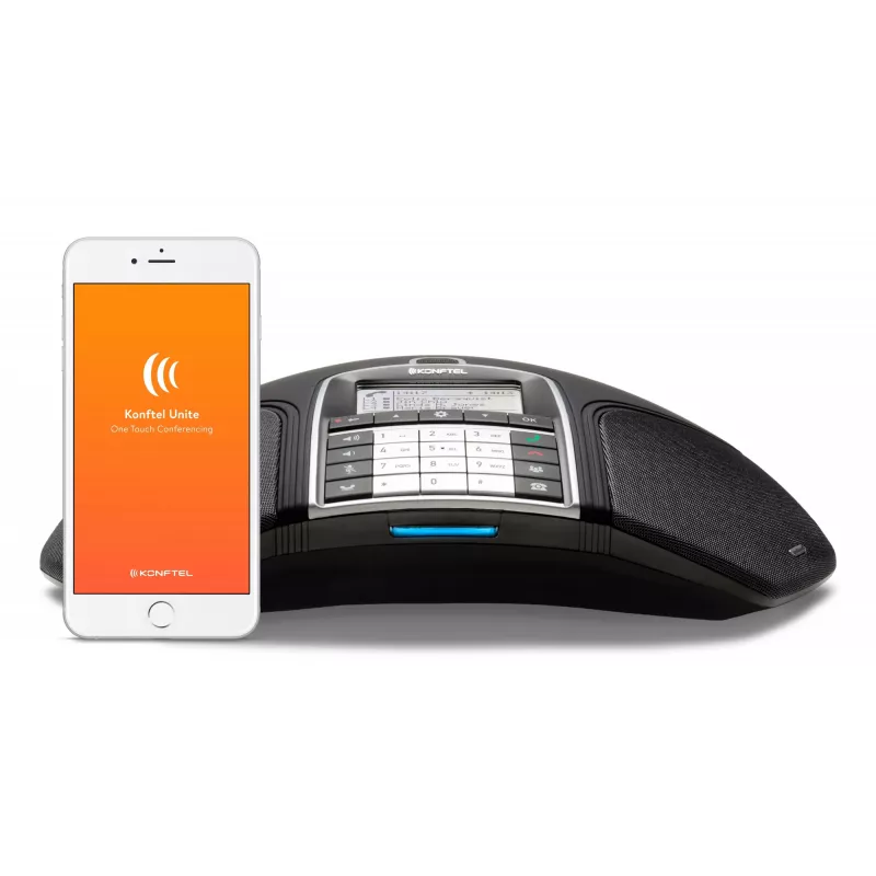 Konftel 300IPx - VoIP-Konferenztelefon - SIP v2 - Liquorice Black - für Konftel C50300IPx Hybrid