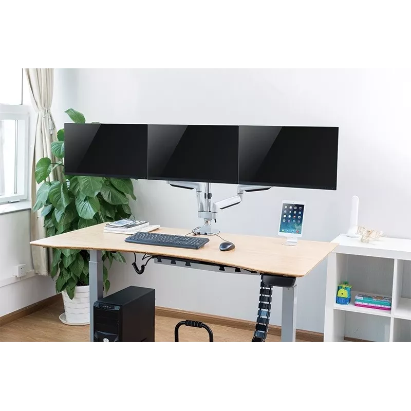 LogiLink BP0052 Monitorhalterung / Ständer 81,3 cm (32) Schreibtisch Metallic