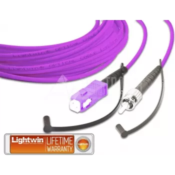 Lightwin Hochwertiges Simplex LWL-Patchkabel, MM OM4, SC – ST LWL-Patchkabel (LSP-50 SC-ST 2.0 OM4)
