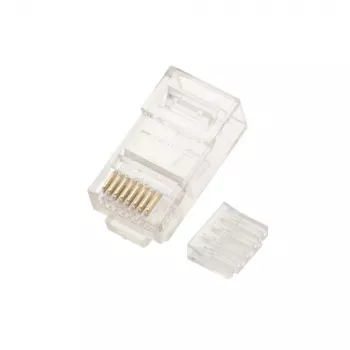 Netzwerkkabel Extralink RJ45-Stecker CAT6 UTP RJ45 8P8C Transparent
