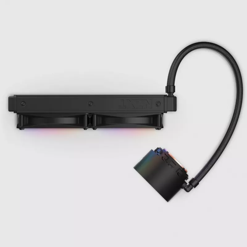 All-in-One-Flüssigkeitskühler NZXT Kraken Elite 240 RGB 12 cm Schwarz