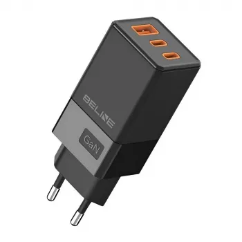 Ladegerät Beline BELI02750 65W GaN mit 2×USB-C und 1×USB-A