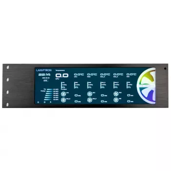 Lamptron CU135 Fan Controller + RGB Controller mit Display, ARGB - Schwarz