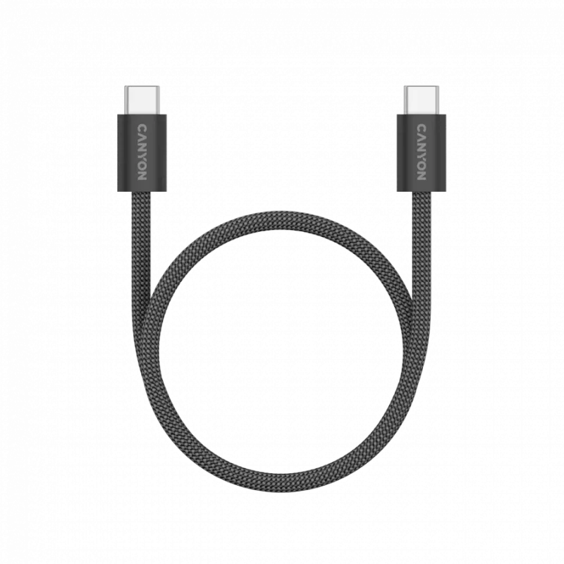 CANYON Kabel OnWire 60MG C-C 60W Magnet Geflochten 1m Schwarz