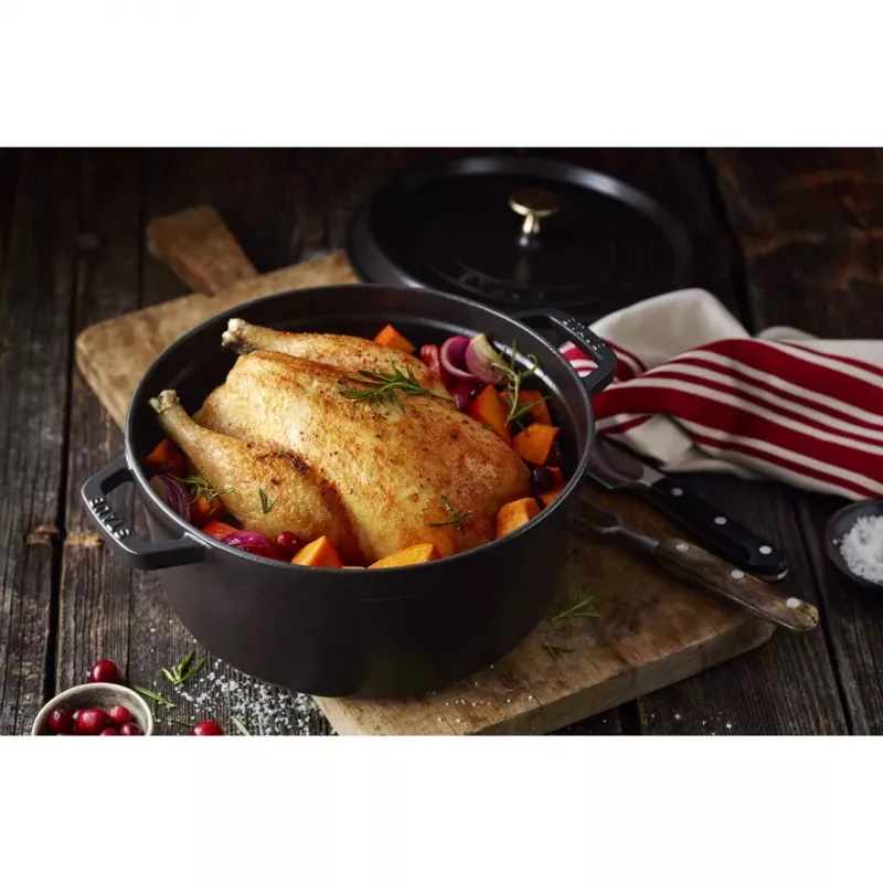 Schmortopf ZWILLING STAUB LA COCOTTE 5,25 L Rund Gusseisen, emailliert, Deckel inklusive