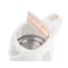 Adler AD 1264 Elektrischer Wasserkocher 1,7 L 2200 W Haselnuss Weiß