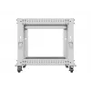 Rack 19 9U 600x600-1100 verstellbar grau