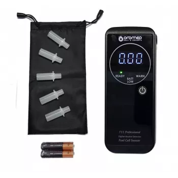 Oromed F11 PROFESSIONAL Alkoholtester 0 - 4‰ 0,05‰ Schwarz