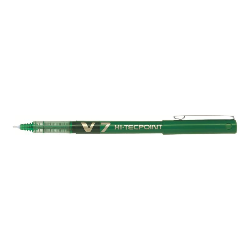 Stick Pen Pilot Hi-Tecpoint V7 Grün Schreibfarbe Grün