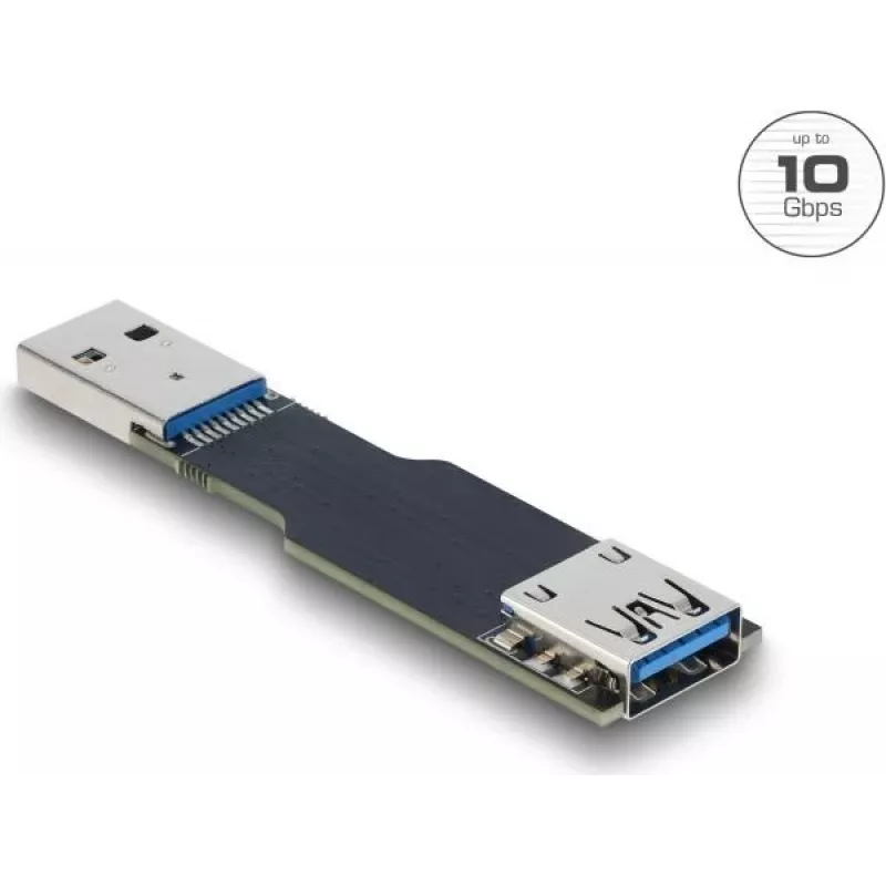 Gender-Changer-Kabel DELOCK 67419 — USB Typ-A auf Typ-A, schwarz