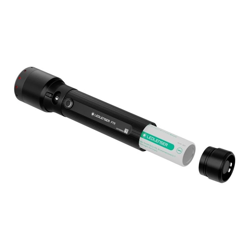 Handtaschenlampe Ledlenser P7R Schwarz wiederaufladbar LED 1000 Lumen, 3,7V 21700, IP68, 159 mm, 360 g