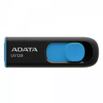 ADATA 64GB DashDrive UV128 USB-Stick USB Typ-A 3.2 Gen 1 (3.1 Gen 1) Schwarz, Blau