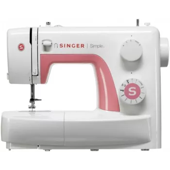 SINGER automatische Nähmaschine SIMPLE 3210 — elektrisch, 68 Stiche, 4-Schritt-Knopfloch, Freiarm, 5,5 kg