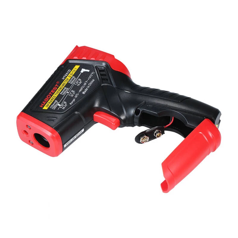 Digitales Laser-Pyrometer Habotest HT651D — kontaktloses Infrarot-Temperaturmessgerät