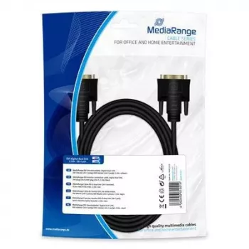 DVI-Kabel MediaRange MRCS129 2 m Schwarz
