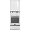 Einbau-Gaskochfeld und Elektrobackofen SIMFER 5405SERBB, Kombigerät, Breite 50 cm, Energieeffizienzklasse A