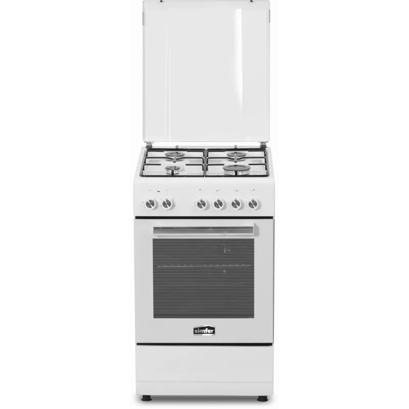 Einbau-Gaskochfeld und Elektrobackofen SIMFER 5405SERBB, Kombigerät, Breite 50 cm, Energieeffizienzklasse A