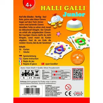 Halli Galli Junior, Kartenspiel