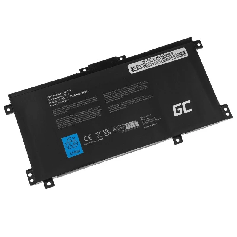 Akku Grün Cell HP149V2 für HP Envy x360 15-BP 17-AE
