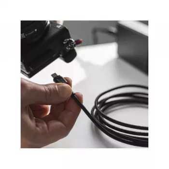 USB 2.0-Kabel Grün Cell KABGC20 — USB A auf Micro-USB B, 1,2 m, Schwarz