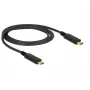 USB-Kabel DeLOCK 83661 USB 3.2 Gen 2 1m USB-C Schwarz