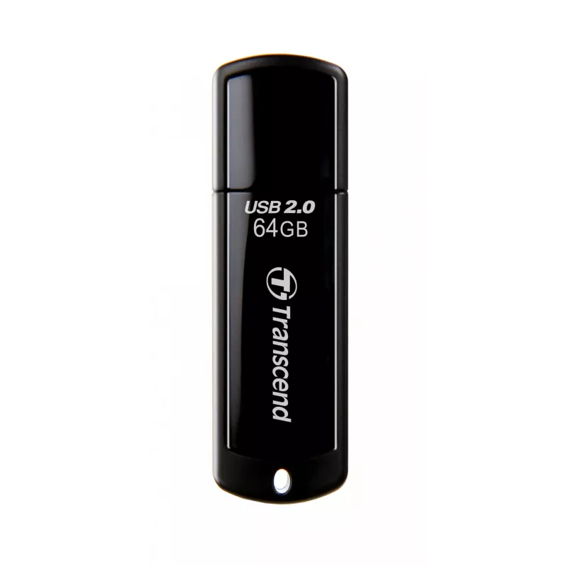 USB Flash Drive Transcend JetFlash 350 64GB, USB 2.0, Schwarz