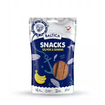 BALTICA Snacks Lachs mit Bananen – Hundeleckerli – 80 g